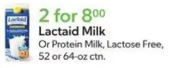 Publix Lactaid Milk offer