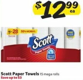 Winn Dixie Scott Paper Towels offer