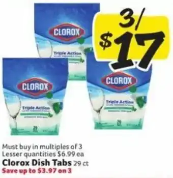 Winn Dixie Clorox Dish Tabs offer