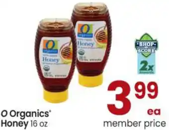 Safeway O Organics Honey 16 oz offer