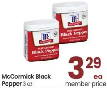 Safeway McCormick Black Pepper 3 oz offer