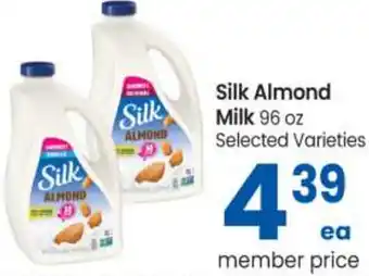 Safeway Silk Almond Mix 96 oz offer