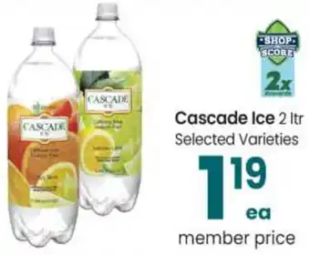 Safeway Cascade Ice 2 Ltr offer