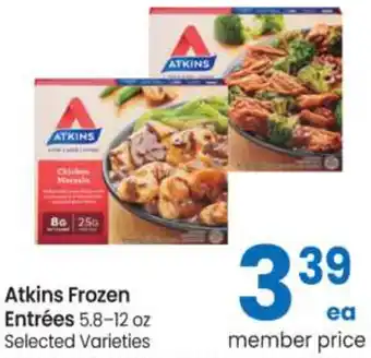 Safeway Atkins Frozen Entrées 5.8-12 oz offer