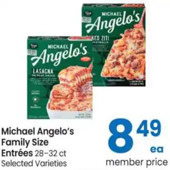 Safeway Michael Angelo's Family Size Entrées 28-32 Ct offer