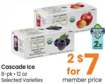 Safeway Cascade Ice 12 oz offer