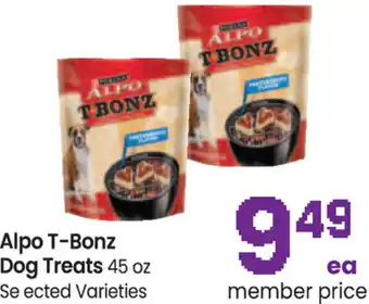 Safeway Alpo T-Bonz Dog Treats 45 oz offer