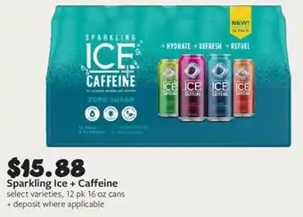 Fareway Sparkling Ice + Caffeine offer