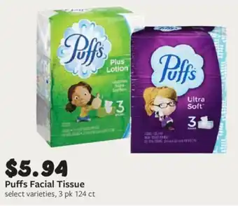 Fareway Puffs Facial Tissue offer