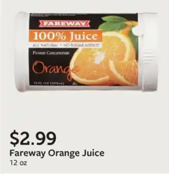 Fareway Fareway Orange Juice offer