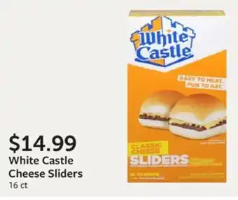 Fareway White Castle Cheese Sliders 16 ct offer