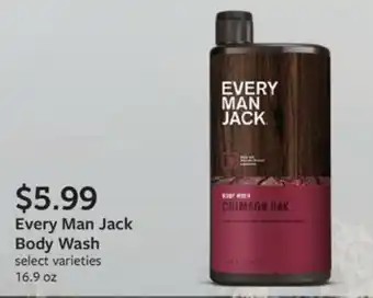 Fareway Every Man Jack Body Wash offer