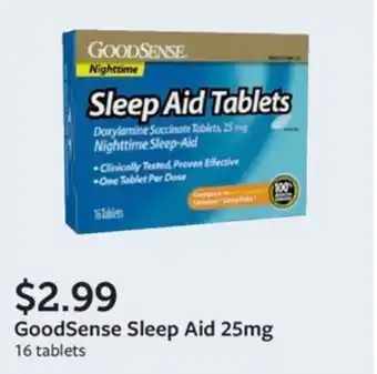 Fareway GoodSense Sleep Aid 25mg offer