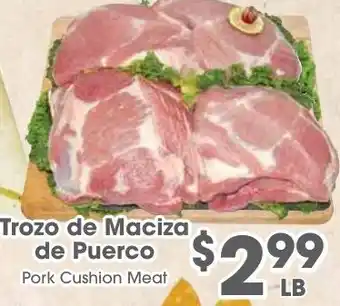 Arteagas Food Center Pork Cushion Meat offer