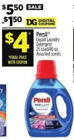 Dollar General Persil Liquid Laundry Detergent offer