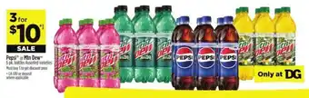 Dollar General Pepsi or Mtn Dew offer