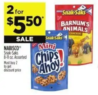 Dollar General Nabisco Snak-Saks offer