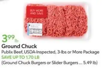 Publix Ground Chuck offer