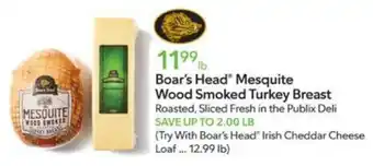 Publix Boar's Head Mesquite Wood Smoked Turkey Breast offer