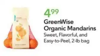 Publix GreenWise Organic Mandarins offer