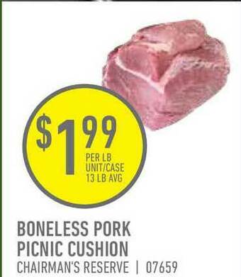 US Foods Chef's Store Boneless Pork Picnic Cushion offer