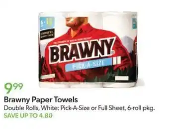 Publix Brawny Paper Towels offer