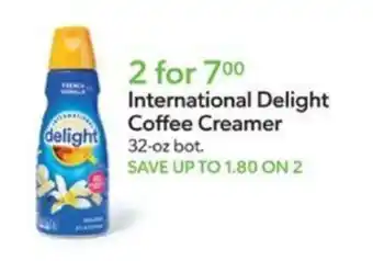 Publix International Delight Coffee Creamer offer