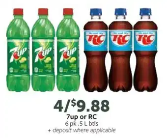 Fareway 7up or RC offer