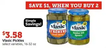 Fareway Vlasic Pickles offer