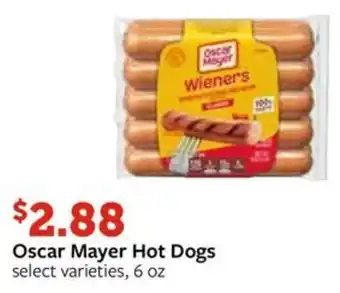 Fareway Oscar Mayer Hot Dogs offer