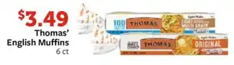 Fareway Thomas' English Muffins offer