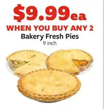 Fareway Bakery Fresh Pies offer