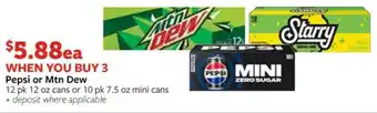 Fareway Pepsi or Mtn Dew offer