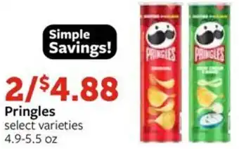 Fareway Pringles offer