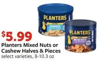Fareway Planters Mixed Nuts or Cashew Halves & Pieces offer