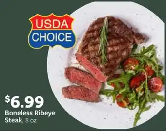 Fareway Boneless Ribeye Steak, 8 oz offer