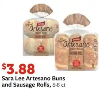Fareway Sara Lee Artesano Buns and Sausage Rolls, 6-8 ct offer