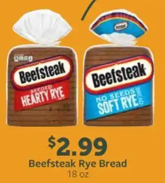 Fareway Beefsteak Rye Bread 18 oz offer