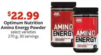 Fareway Optimum Nutrition Amino Energy Powder offer