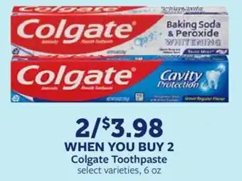 Fareway Colgate Toothpaste offer