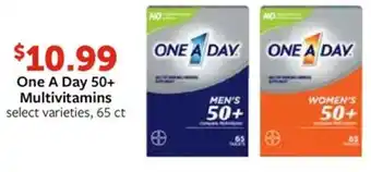 Fareway One A Day 50+ Multivitamins 65 ct offer