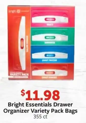 Fareway Bright Essentials Drawer Organizer Variety Pack Bags offer