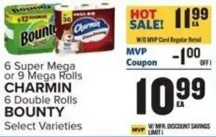 Food Lion CHARMIN, BOUNTY offer