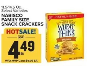 Food Lion NABISCO FAMILY SIZE SNACK CRACKERS offer