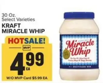 Food Lion KRAFT MIRACLE WHIP offer