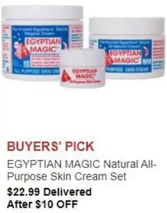 Costco Egyptian Magic Natural All-Purpose Skin Cream Set offer