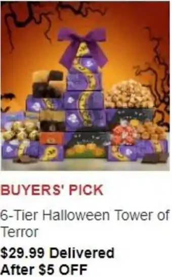 Costco 6-Tier Halloween Tower Of Terror offer