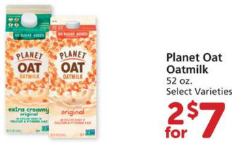 Albertsons Planet Oat Oatmilk 52 oz offer