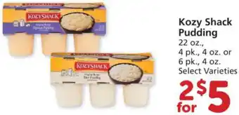 Albertsons Kozy Shack Pudding 22 oz offer