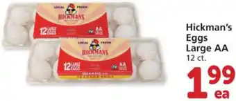 Albertsons Hickman's Eggs Large AA offer